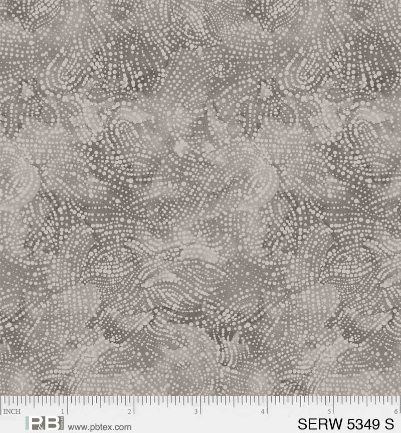 108" Serenity Quilt Backing Fabric - Serene Texture in Gray - SERW 05349 S
