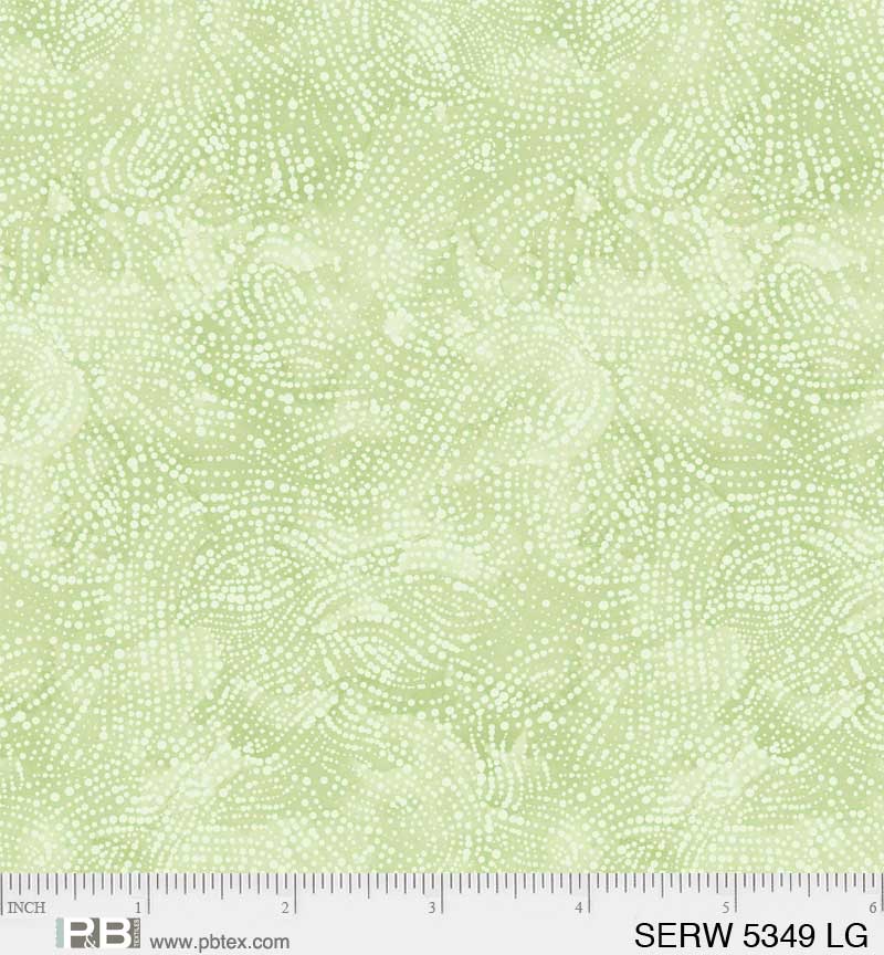 108" Serenity Quilt Backing Fabric - Serene Texture in Light Green - SERW 05349 LG