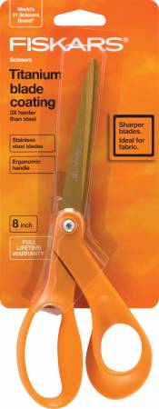 Bent Titanium 8in Scissors by Fiskars - 175810