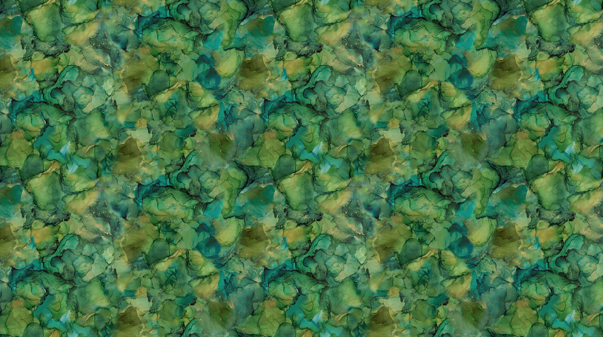 Cedarcrest Falls Quilt Fabric - Ink Texture in Green - DP26911-78