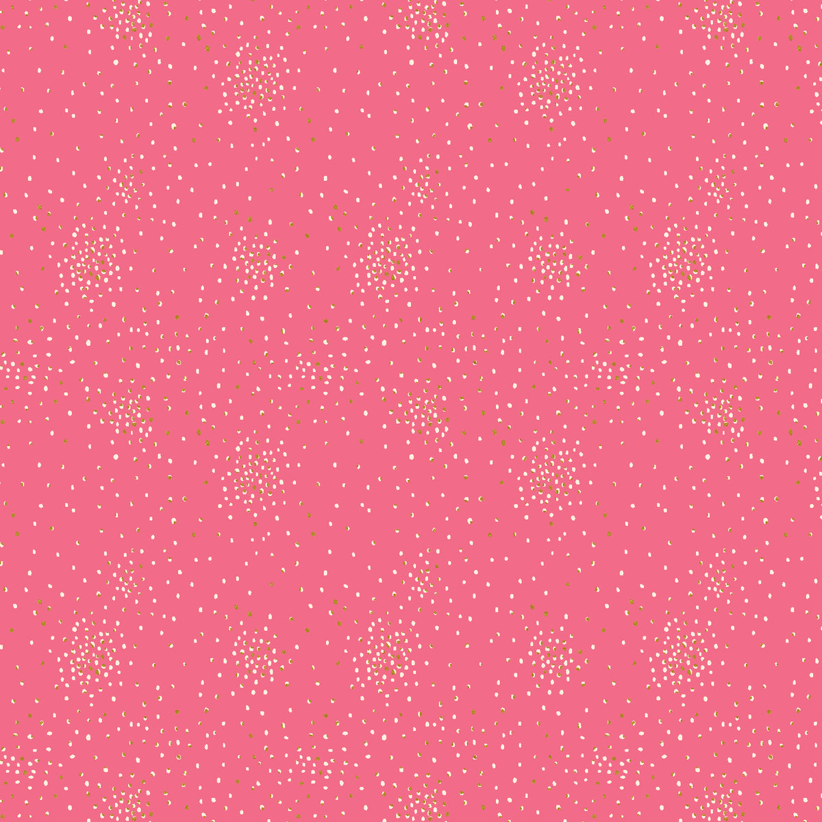 Clusters Cotton+Steel Basics Quilt Fabric - Flush Metallic (Pink) - CS107-FL6M