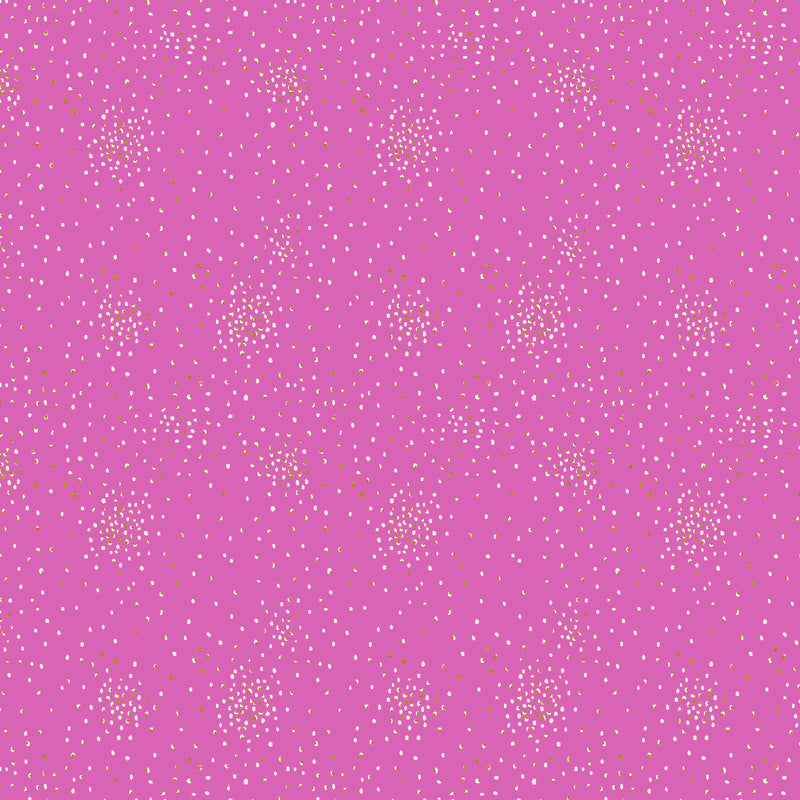 Clusters Cotton+Steel Basics Quilt Fabric - Perfect Pink Metallic - CS107-PP10M