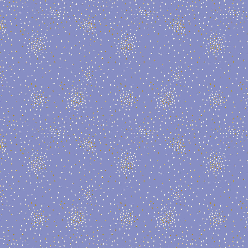 Clusters Cotton+Steel Basics Quilt Fabric - Wisteria Metallic (Purple) - CS107-WI8M