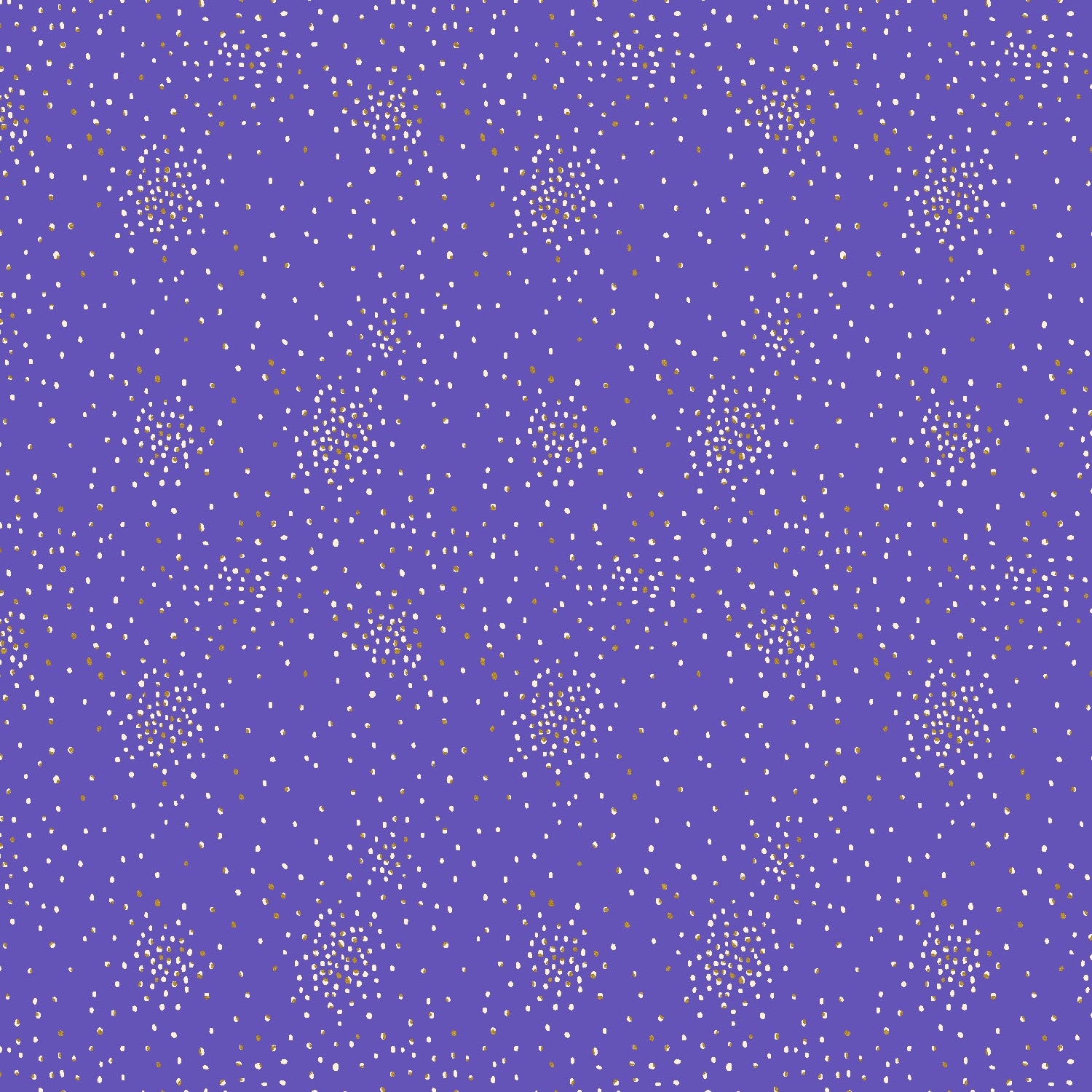 Clusters Quilt Fabric by Cotton+Steel - Dark Lilac Metallic (Purple) - CS107-DL7M