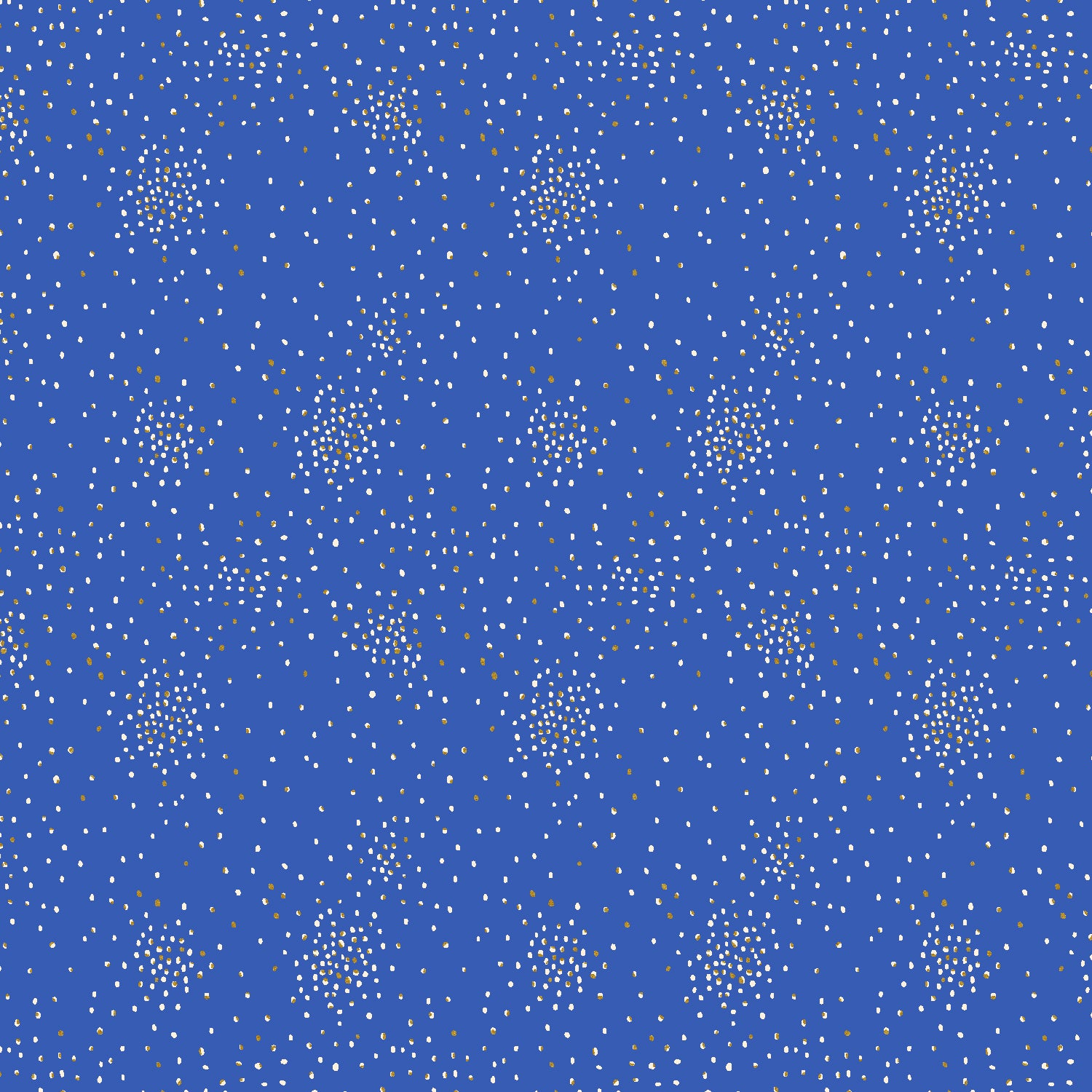 Clusters Quilt Fabric by Cotton+Steel - Deep Ocean Metallic (Blue) - CS107-DO12M