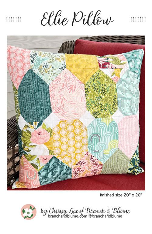 Ellie Pillow Pattern by Chrissy Lux of Branch & Blume - BNB 2401