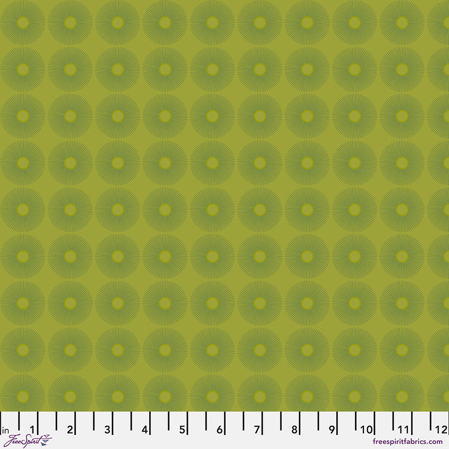 Field Study Quilt Fabric - Dandy in Bliss (Green) - PWSK057.BLISS