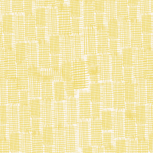 Fresh Linen Quilt Fabric - Golden Linen in Yellow - FRE32313