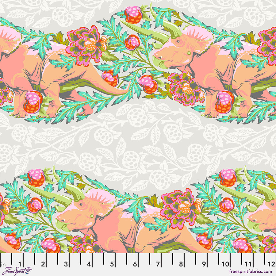 Roar! Quilt Fabric by Tula Pink - Trifecta in Blush - PWTP223.BLUSH