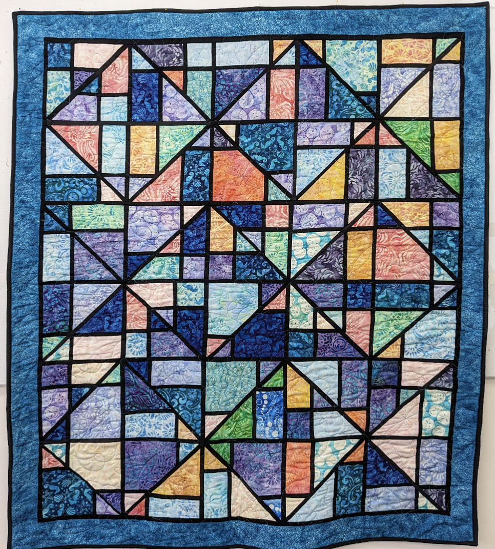 Stained Glass Window Quilt Class with Debbie