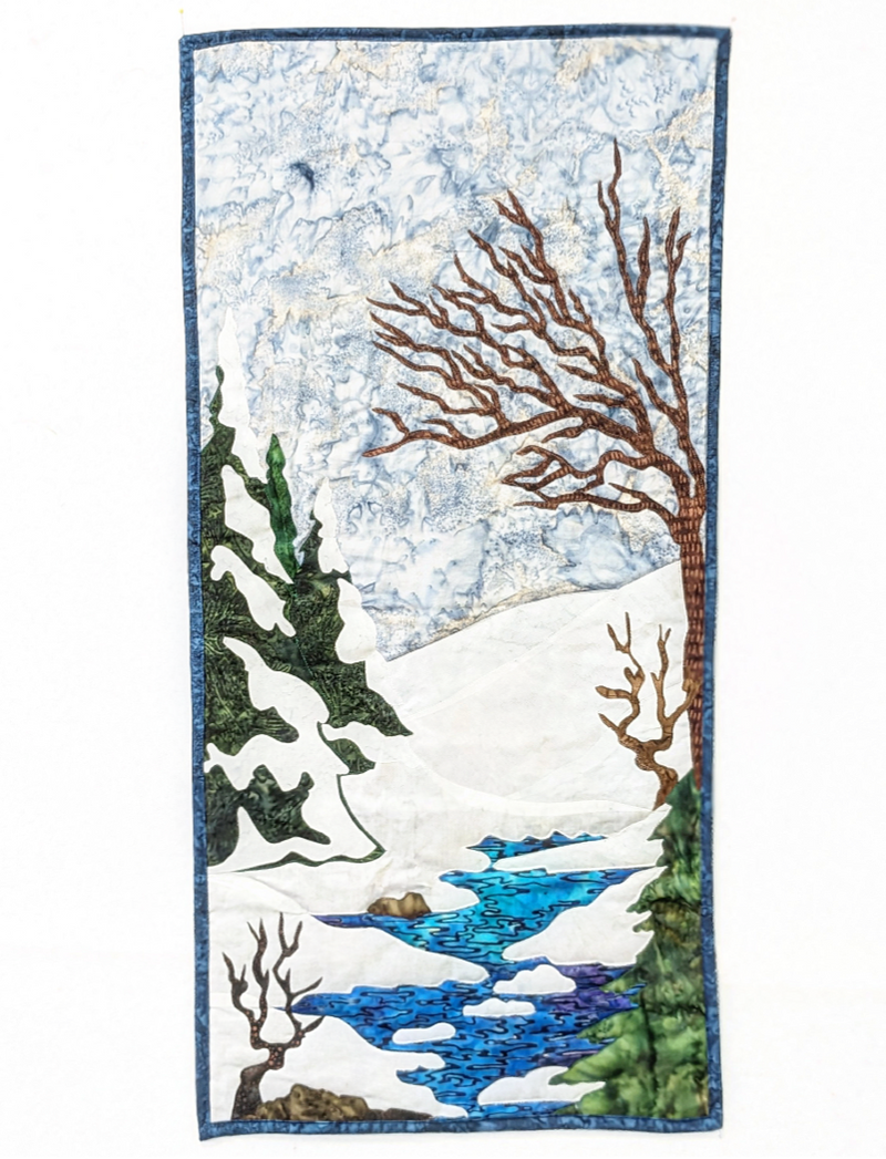 Winter-Four Seasons Landscape Quilt Class with Debbie