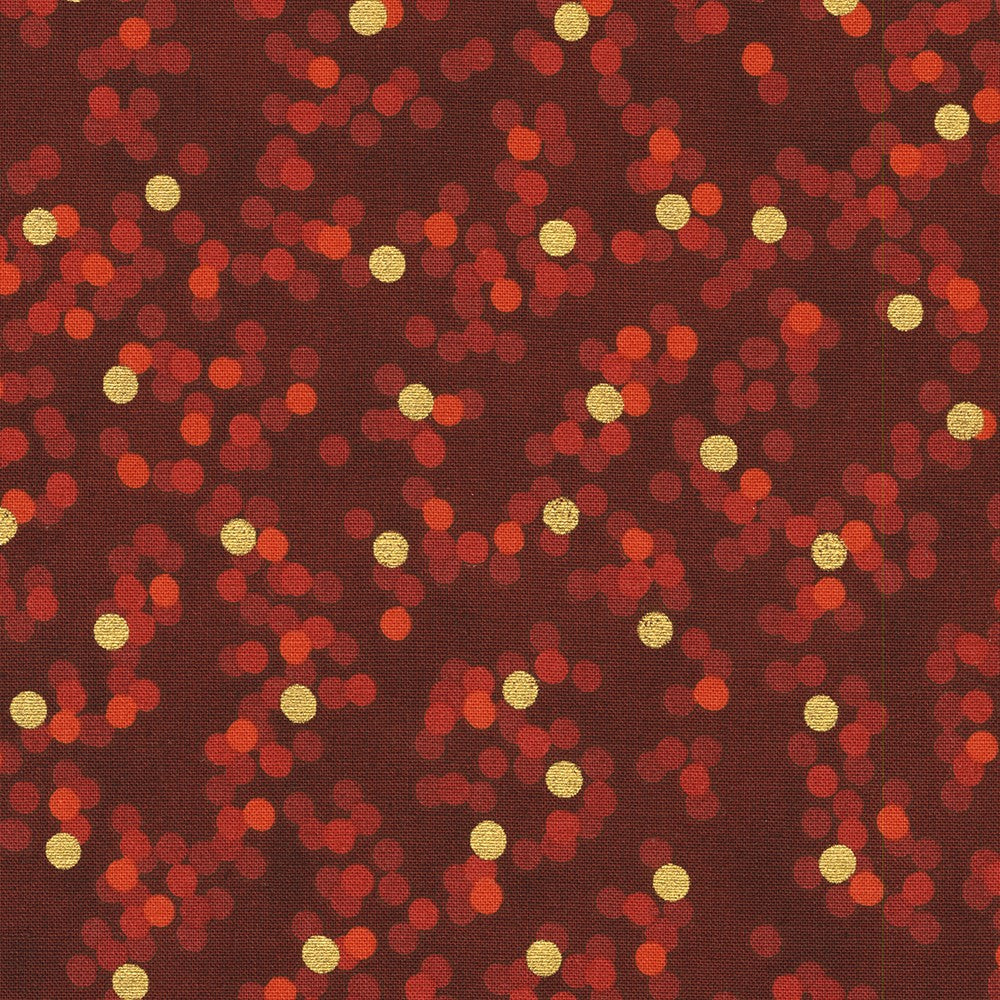 Sweet Pumpkin Spice Quilt Fabric - Dots in Cranberry Red - SRKM-22325-113 CRANBERRY