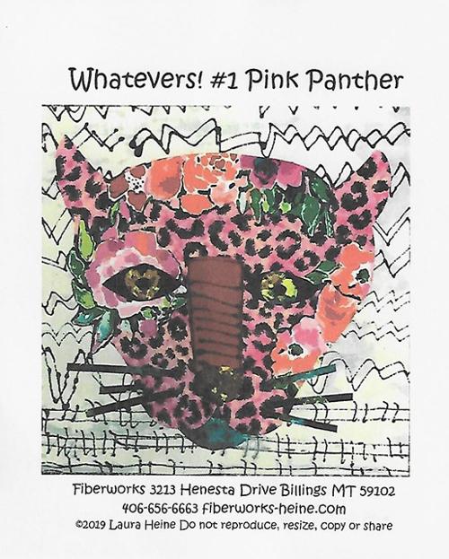 Whatevers! #1 Pink Panther Collage Quilt Pattern - LHFWWHAT1
