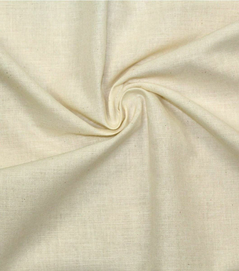 45" Permanent Press Muslin Quilt Fabric - Unbleached Natural - 70023