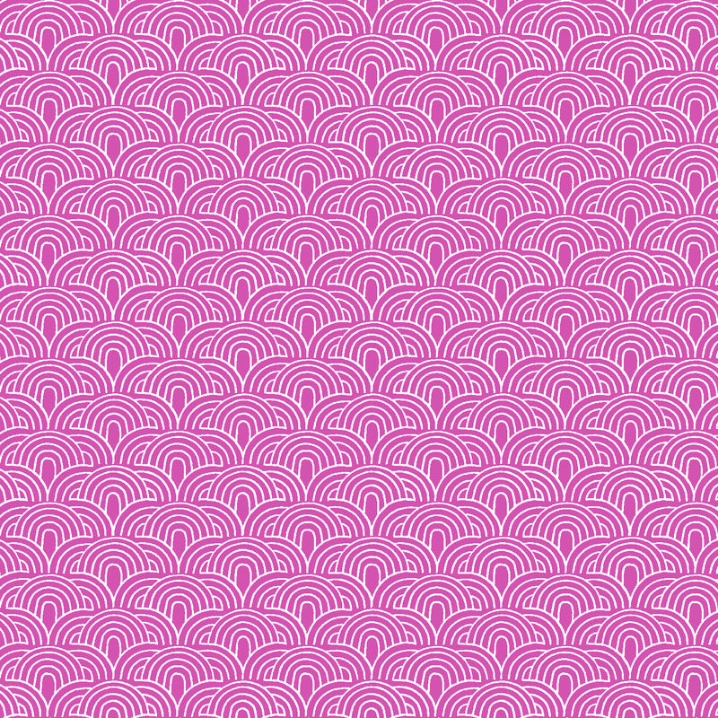 A Day Away Quilt Fabric - Double Arches in Party Time Pink - RF104-PT3