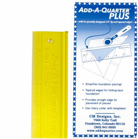 Add-a-quarter ruler 6 inch