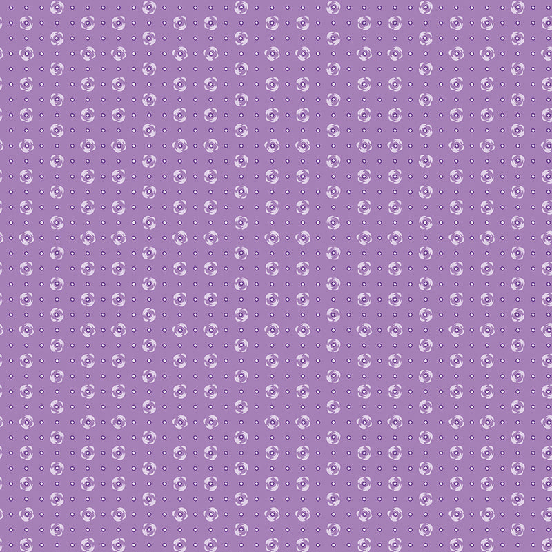 Basin Feedsacks Quilt Fabric - Dots in Violet Purple - C12291-VIOLET