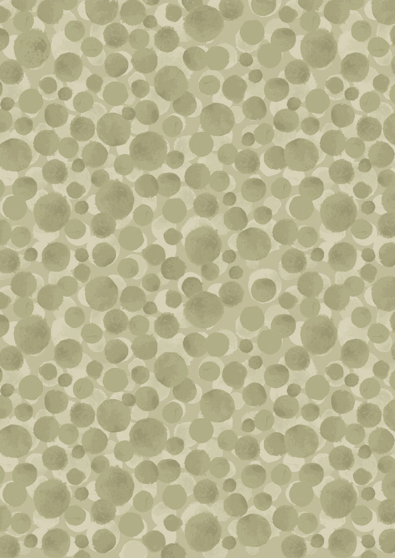 Bluebell Wood Reloved Quilt Fabric - Bumbleberries Blender in Wild Sage Green - BB288