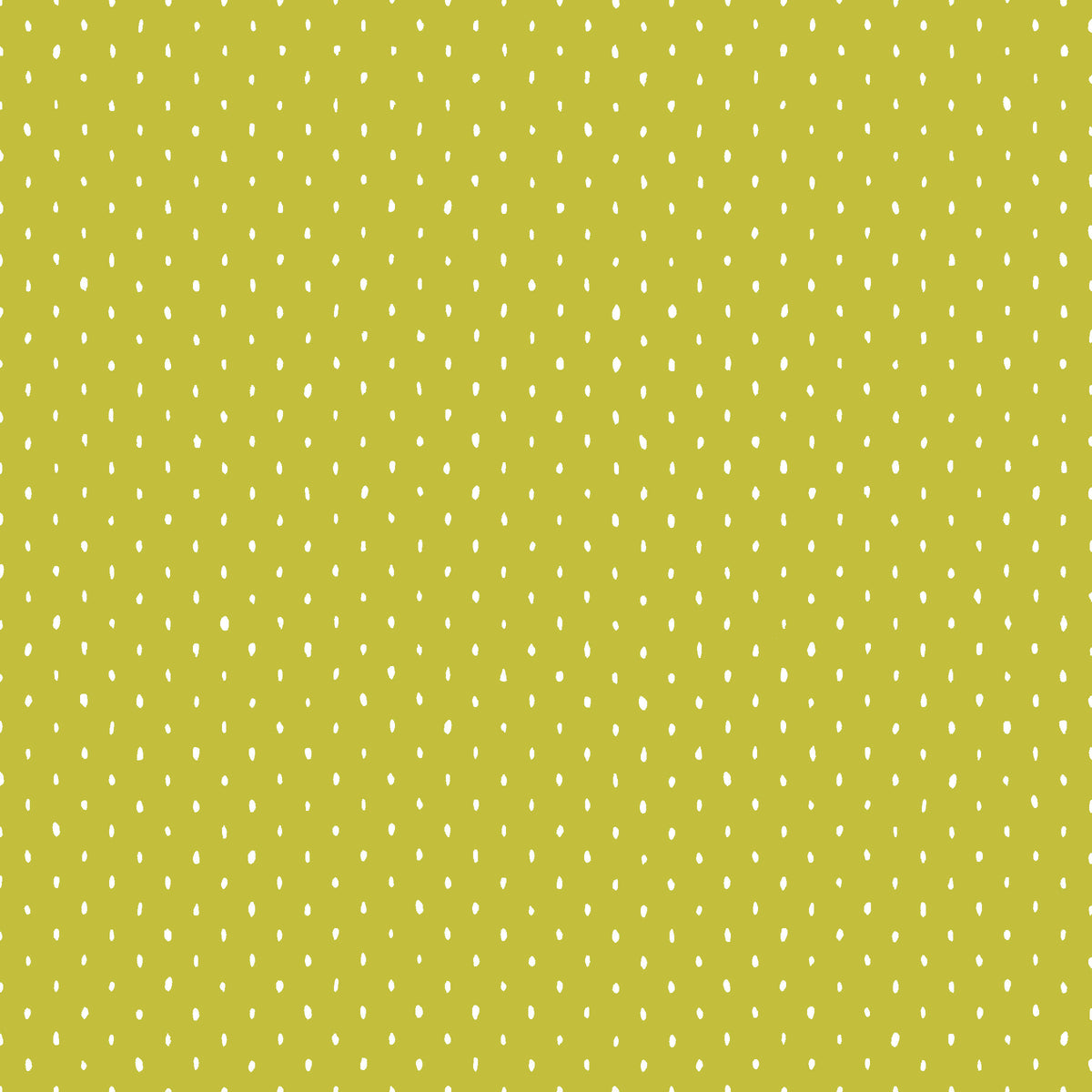 Cotton + Steel Basics Quilt Fabric - Stitch and Repeat (Oval Dots) in Avocado Green/Gold - CS101-AV6