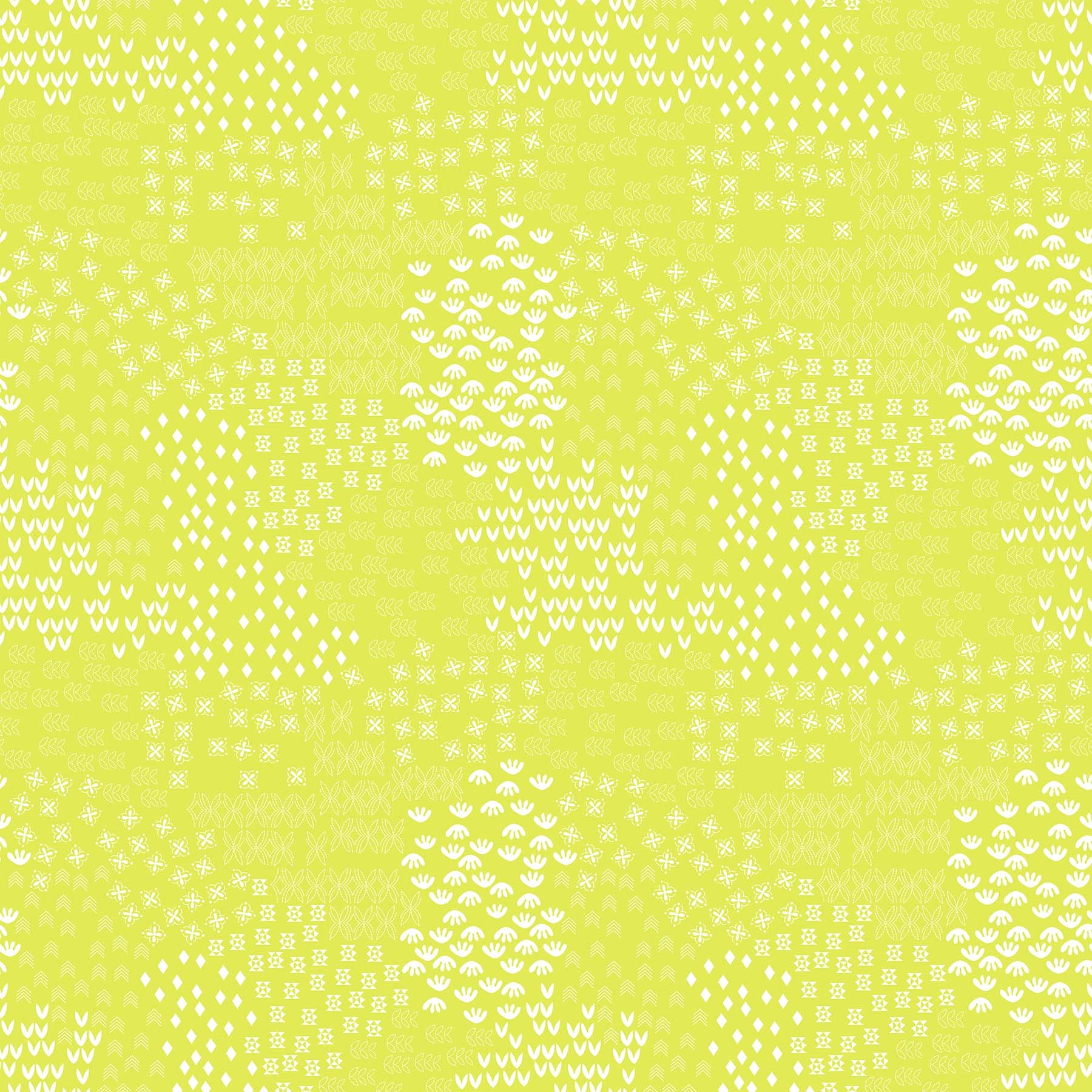 Hampton Court Quilt Fabric - Meadow in Yellow - 90589-50