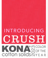 Kona Cotton Solid Fabric in Crush - K001-1995 - KONA 2023 COLOR OF THE YEAR