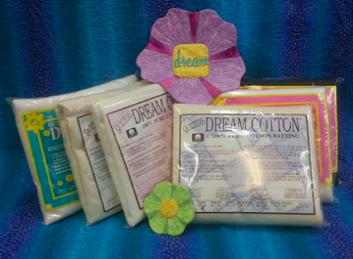 REDUCED: Quilters Dream Cotton Quilt Batting-throw Size Natural Color 60 X  60 two Pieces Set 