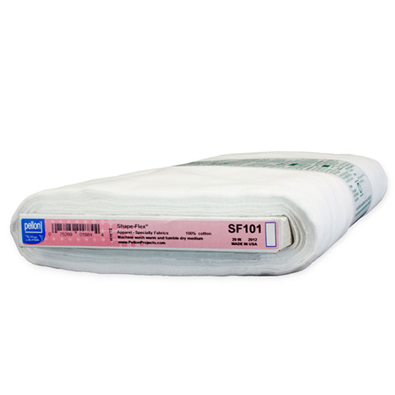 Shape Flex Woven Fusible Interfacing - 20 wide - SF101 WHITE/SUP179 – Cary  Quilting Company