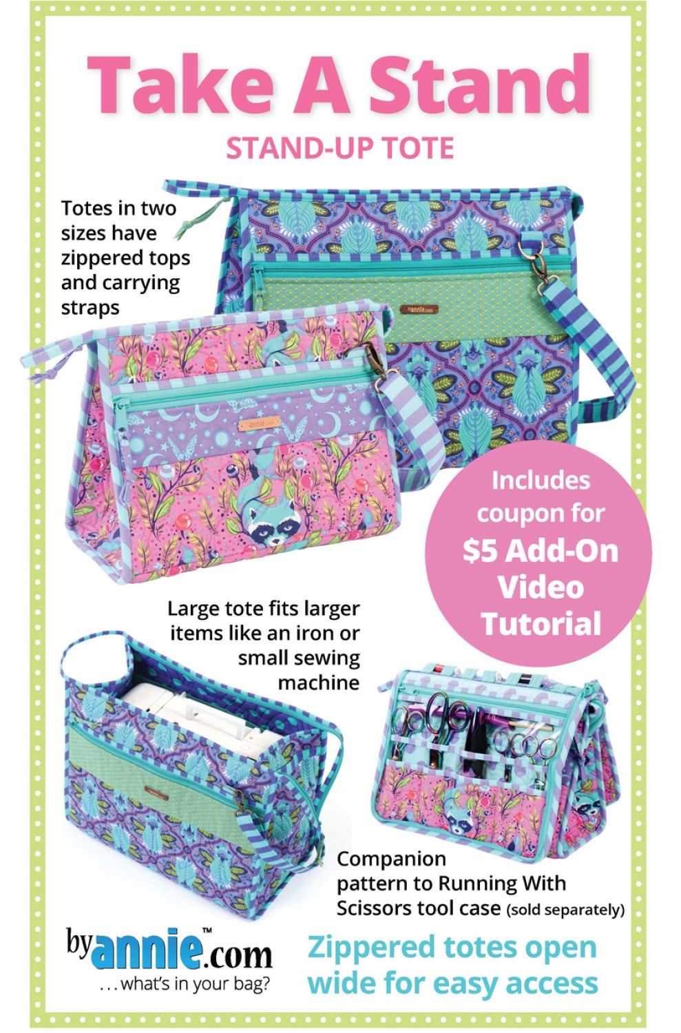 Take a Stand Tool Case Pattern By Annie - PBA-273 – Cary Quilting