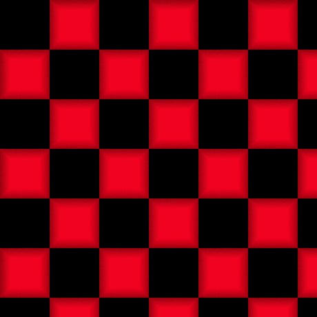 This & That VI Quilt Fabric - Checkerboard in Black/Red - 1649-28732-JR