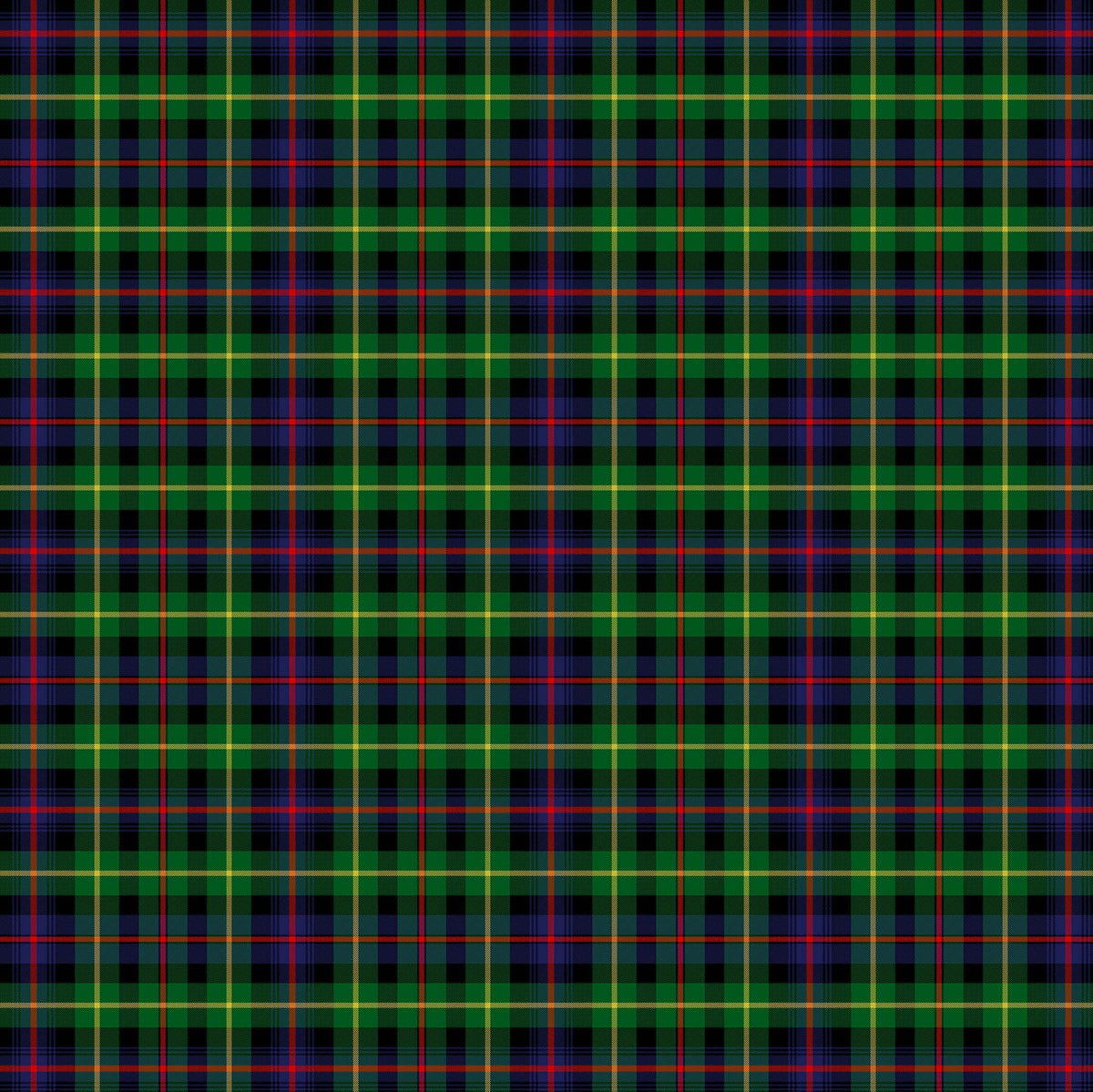 Totally Tartans Brushed Cotton Quilt Fabric - Farquharson in Green/Multi - W24507-76
