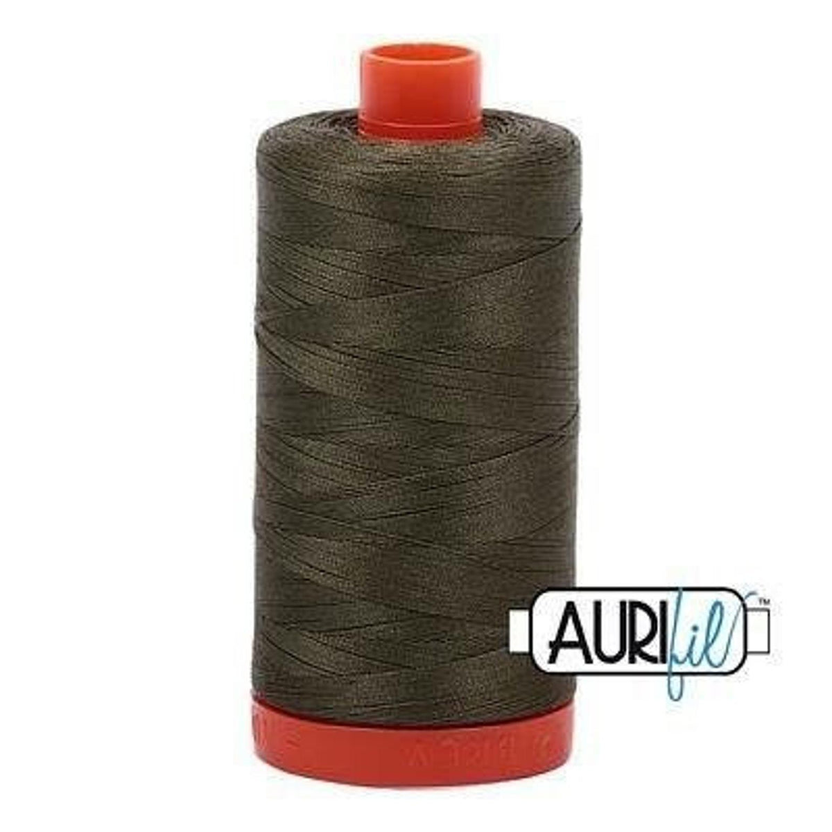 Aurifil 50 wt cotton thread, 1300m, Army Green (2905)