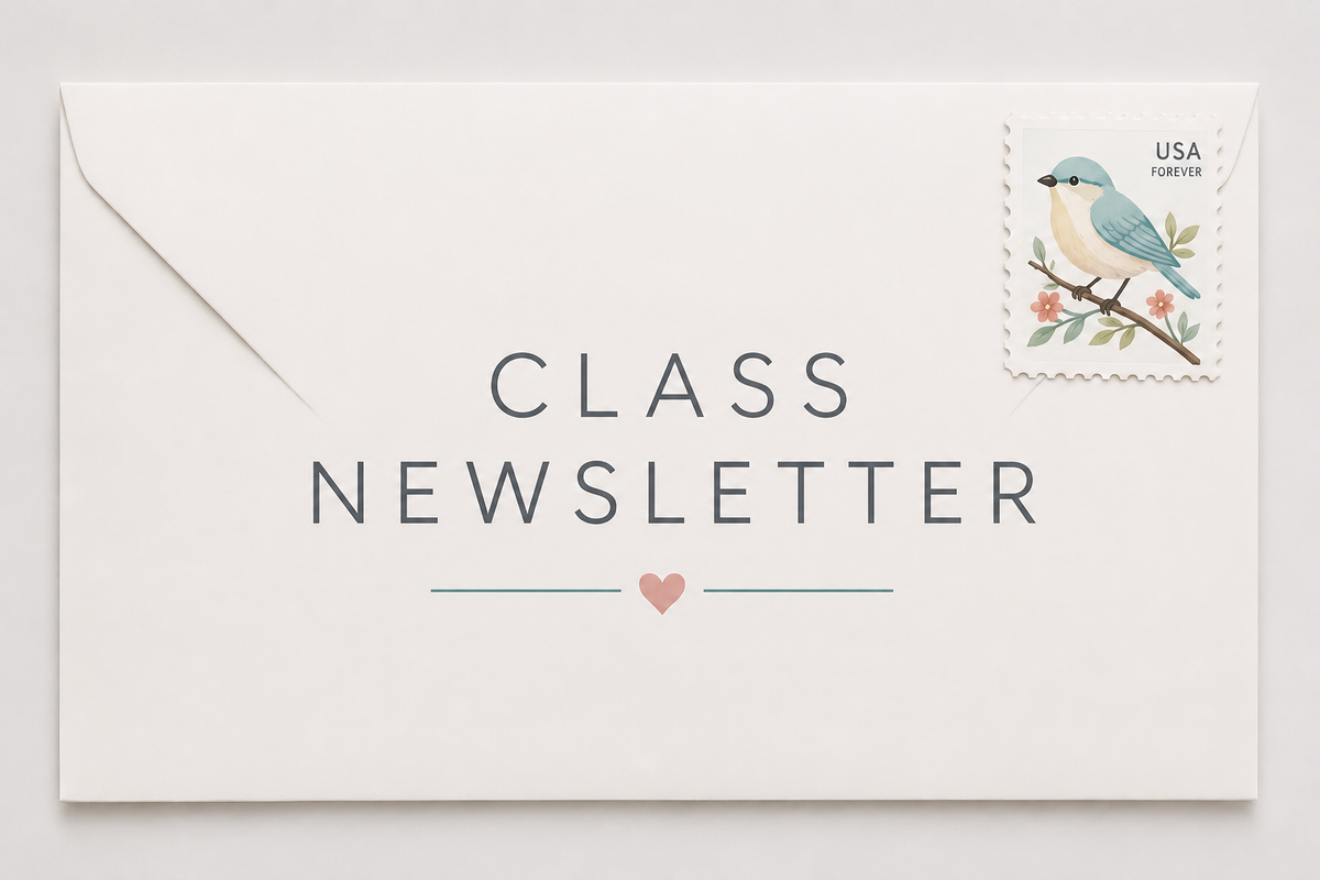 Our August 2026 Class Newsletter