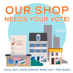 Vote for us in the ByAnnie Local Quilt Shop Contest!
