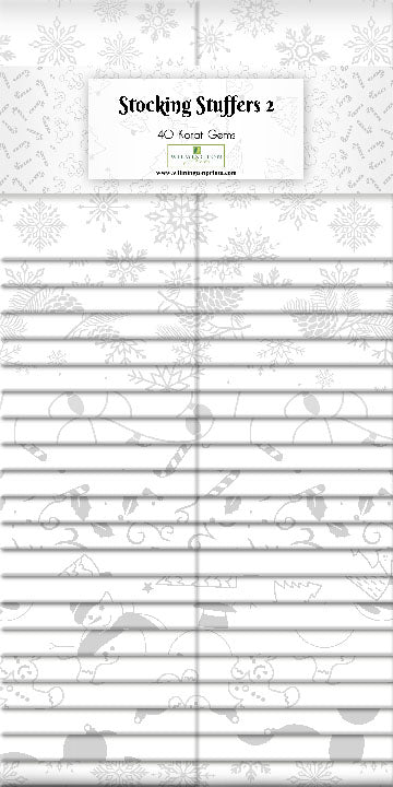 Stocking Stuffers 2 - 40 Karat Gems Neutrals - set of 40 2 1/2" strips - 842 151 842