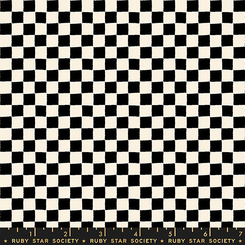 1-800-CALICO Quilt Fabric by Ruby Star Society - Block Print Black - RS4167 18