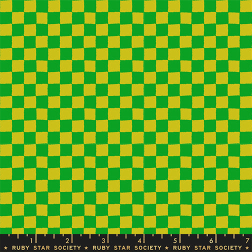 1-800-CALICO Quilt Fabric by Ruby Star Society - Block Print Verdant Green - RS4167 14