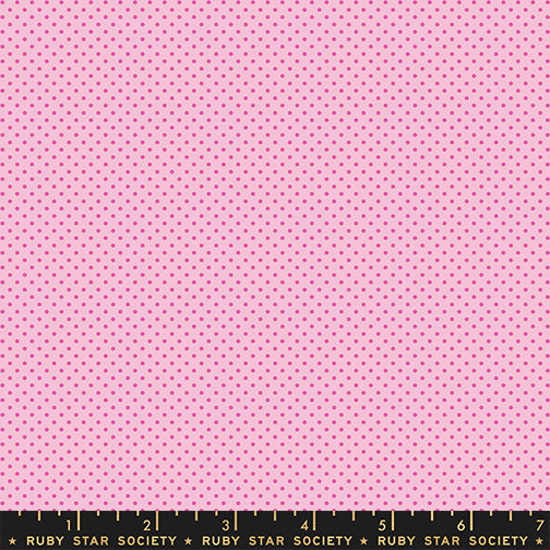 1-800-CALICO Quilt Fabric by Ruby Star Society - Micro Dots Macaron Pink - RS4102 33