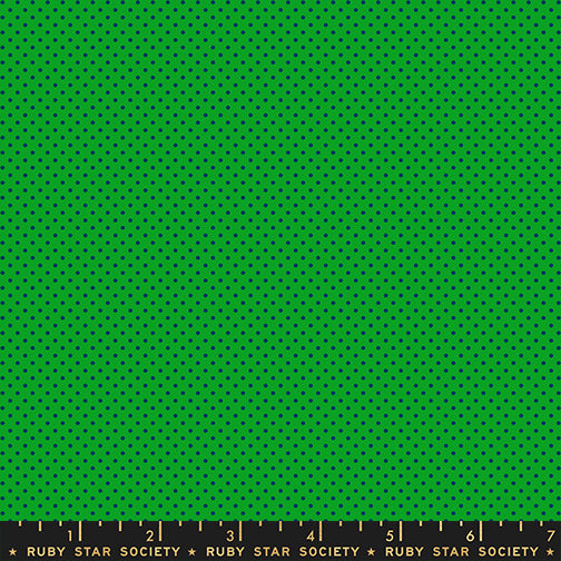 1-800-CALICO Quilt Fabric by Ruby Star Society - Micro Dots Verdant Green - RS4102 35