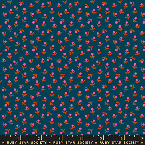 1-800-CALICO Quilt Fabric by Ruby Star Society - Sprout Galaxy Blue - RS4103 28