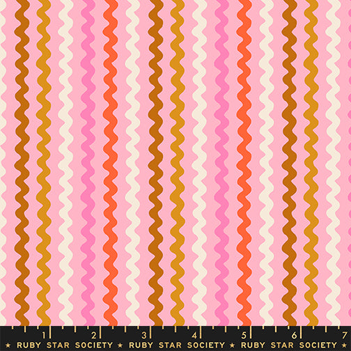 1-800-NOTION Quilt Fabric by Ruby Star Society - Ric Rac in Posy Pink - RS5209 14