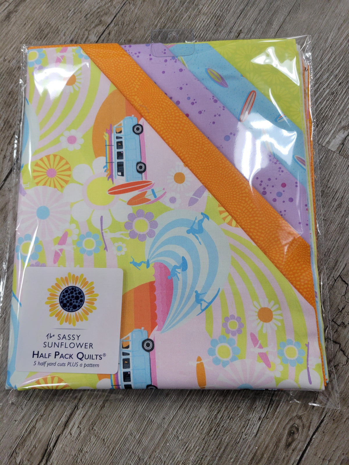California Dreaming - The Sassy Sunflower Half Pack Quilts™ Kit
