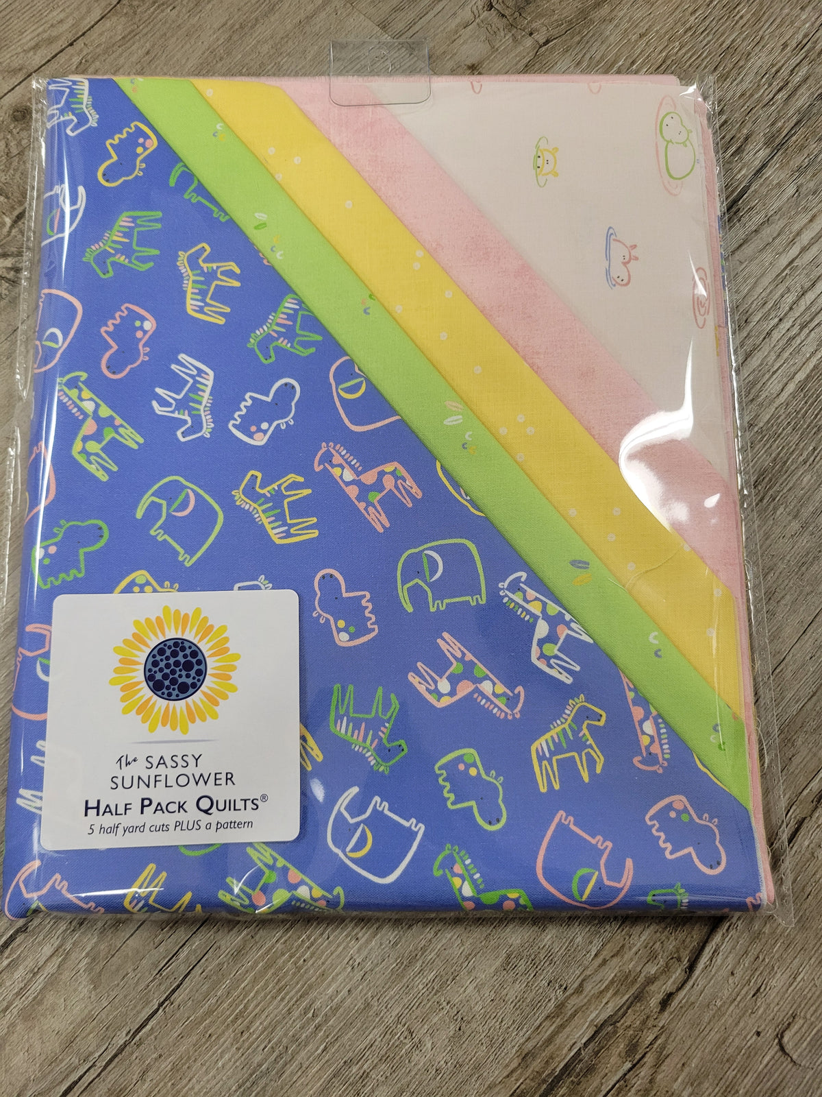Little Safari - The Sassy Sunflower Half Pack Quilts™ Kit