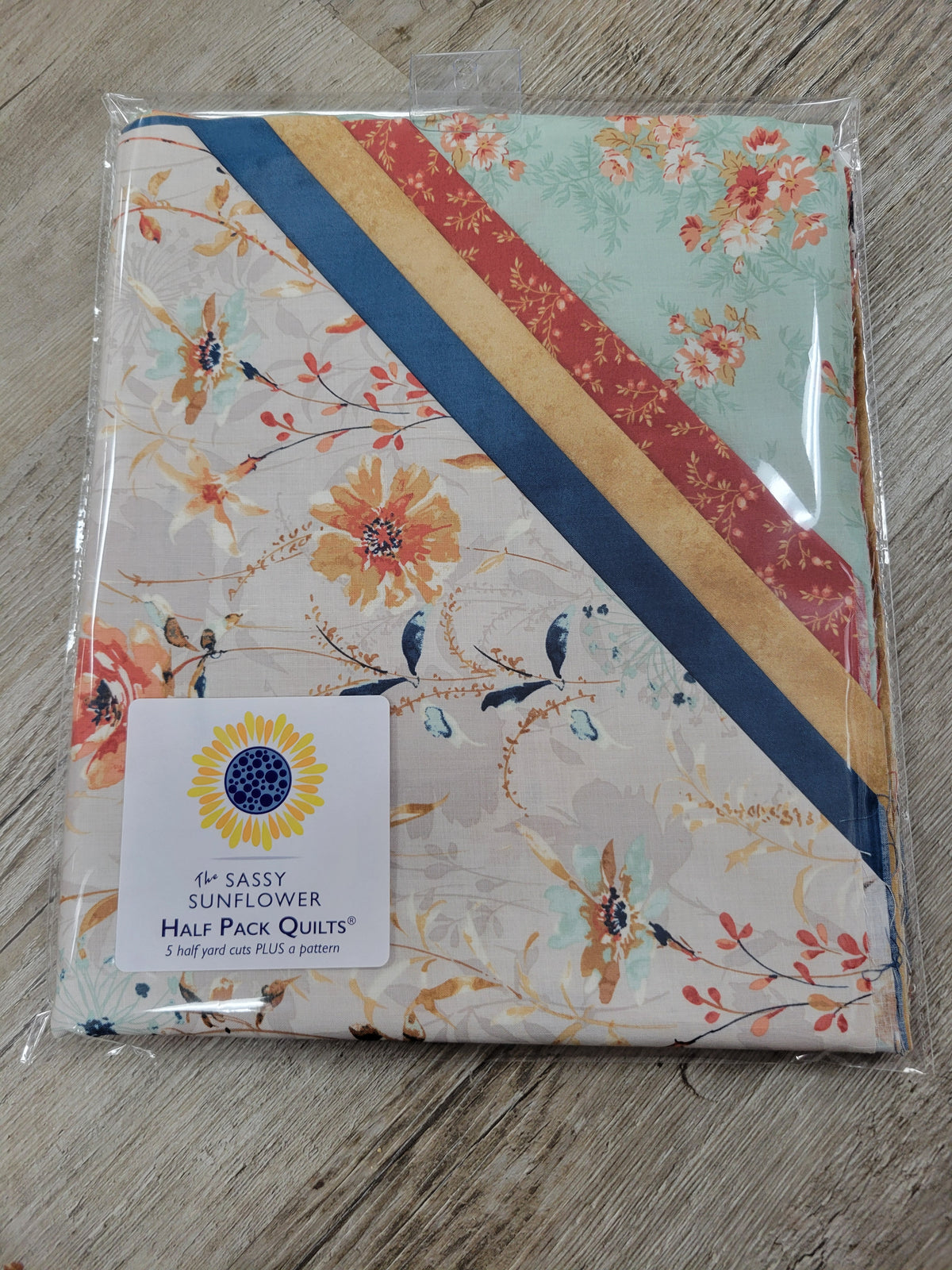 Sandalwood - The Sassy Sunflower Half Pack Quilts™ Kit