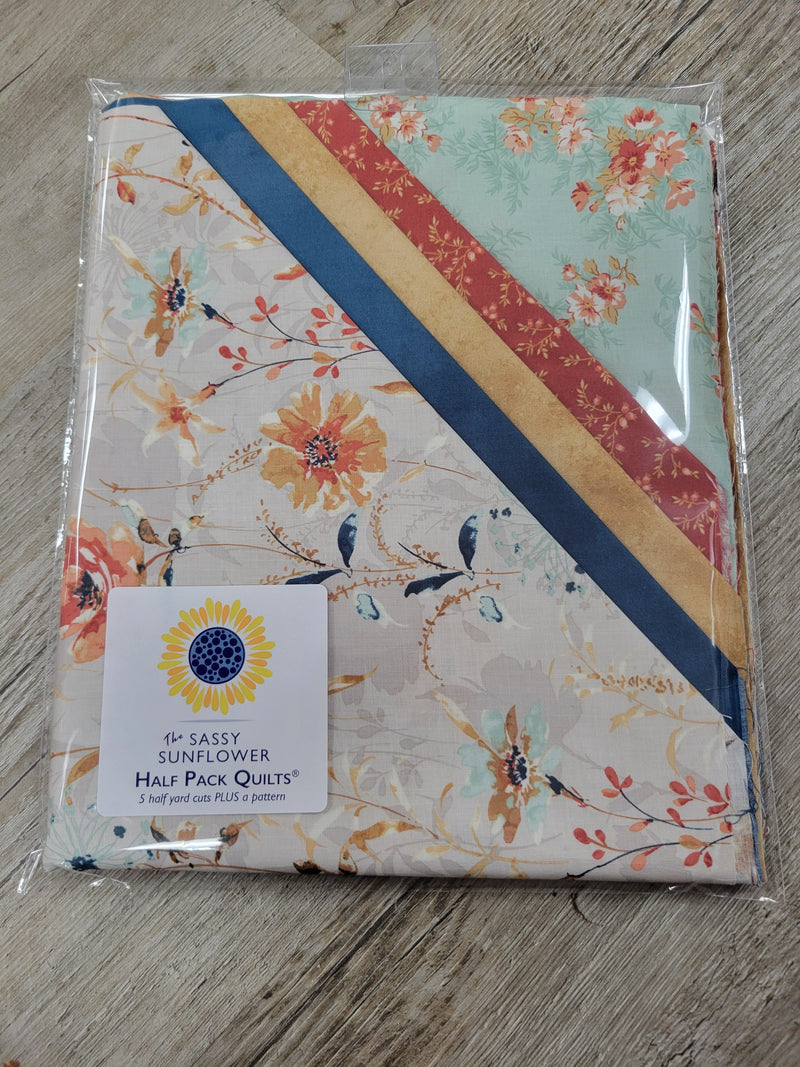 Sandalwood - The Sassy Sunflower Half Pack Quilts™ Kit