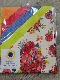 Flower Fields - The Sassy Sunflower Half Pack Quilts™ Kit