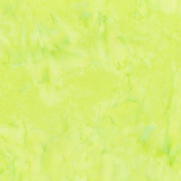 Anthology Lava Batik Solids Quilt Fabric - Celery Green - 1422