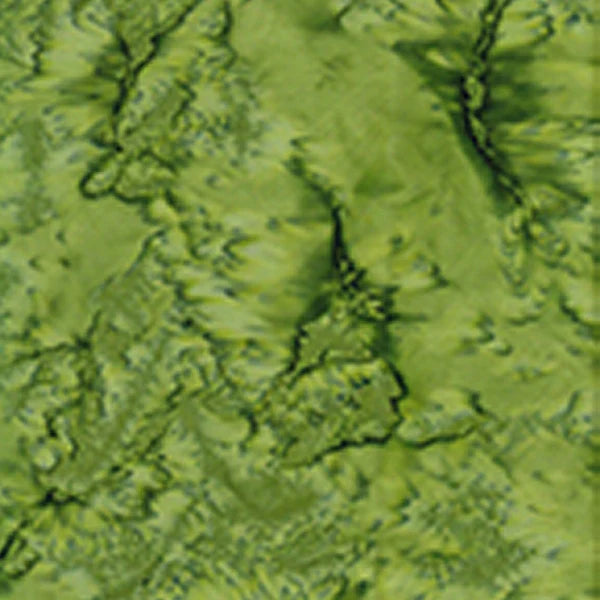 Anthology Lava Batik Solids Quilt Fabric - Broccoli Green - 1426