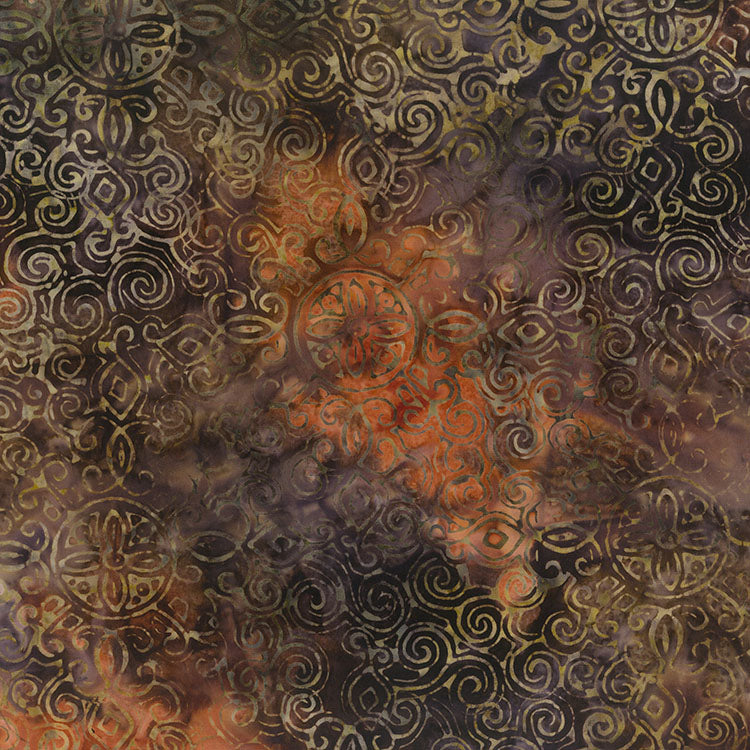 108" Back It With Banyan Batik Quilt Fabric - Matera in Allspice King Size Bundle - B83187-386