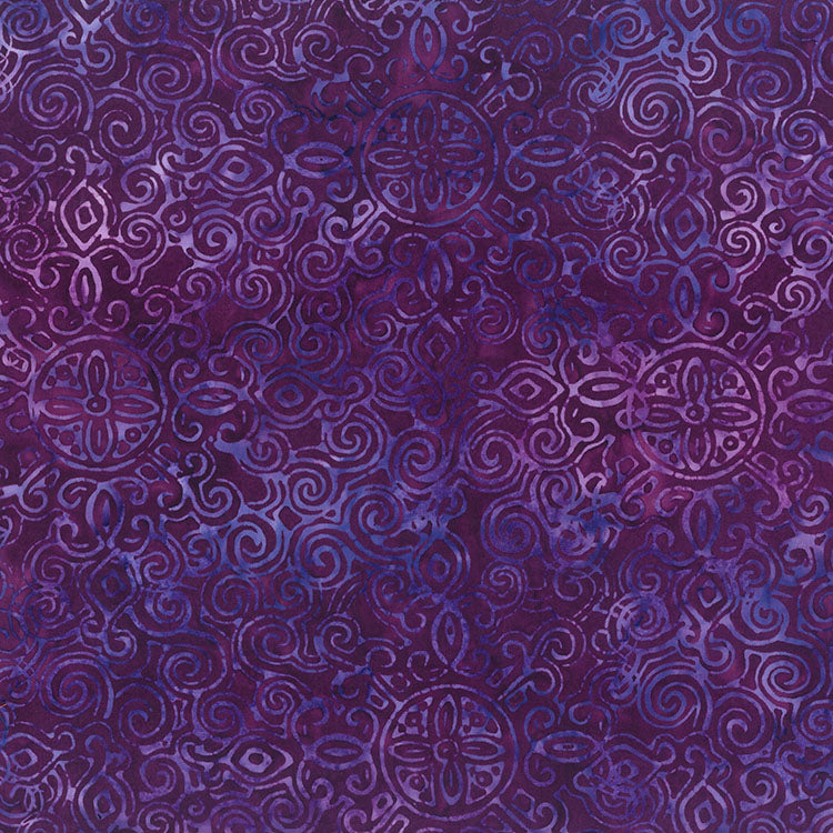 108" Back It With Banyan Batik Quilt Fabric - Matera in Jam and Jelly King Size Bundle - B83187-850
