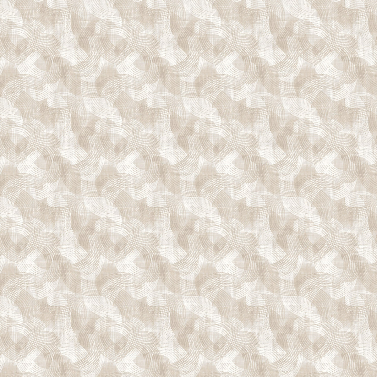 108" Crescent Quilt Backing Fabric - Textured Arcs in Ivory - 2970-41